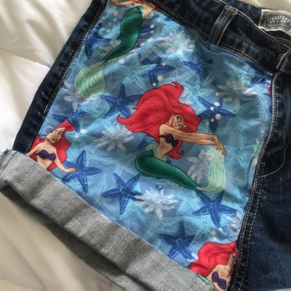 Levi's Pants - Handmade Ariel shorts Disney